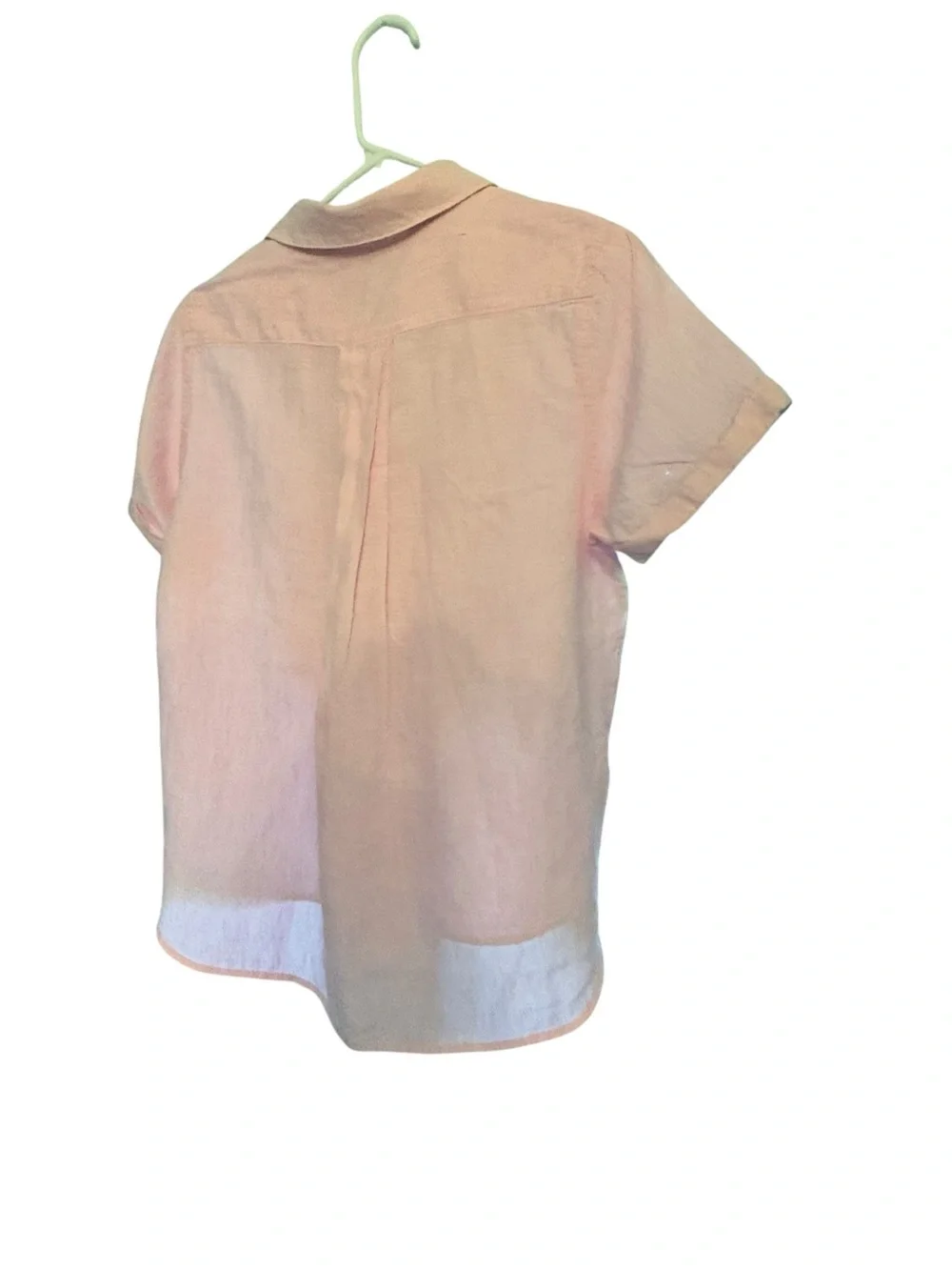 Tommy Bahama Pale Pink 100% Linen Short Sleeve Resort Wear Button Up Shirt sz XS - Picture 4 of 8